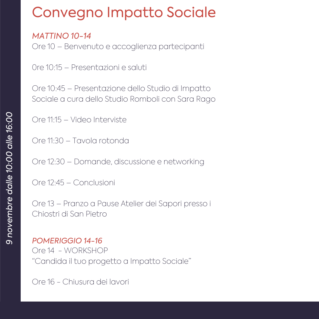 Convegno sull’Impatto Sociale - Consorzio 45